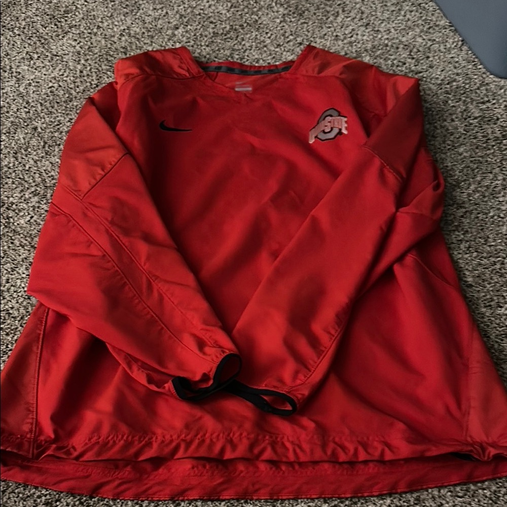 Nike Red Ohio State Pullover Hoodie